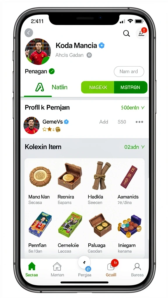 Halaman katalog dengan daftar aplikasi yang tersusun rapi.